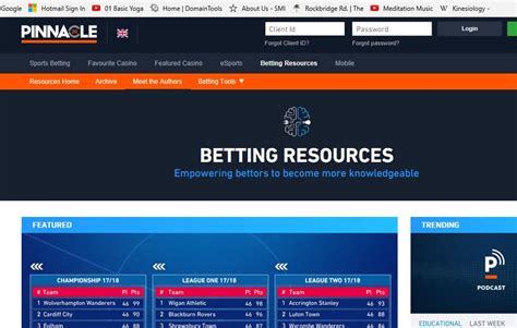 pinnacle sports betting resources